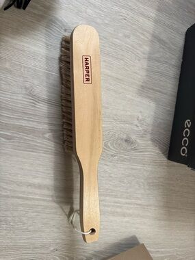 Harper Light Wood Beard Brush with Natural Bristles